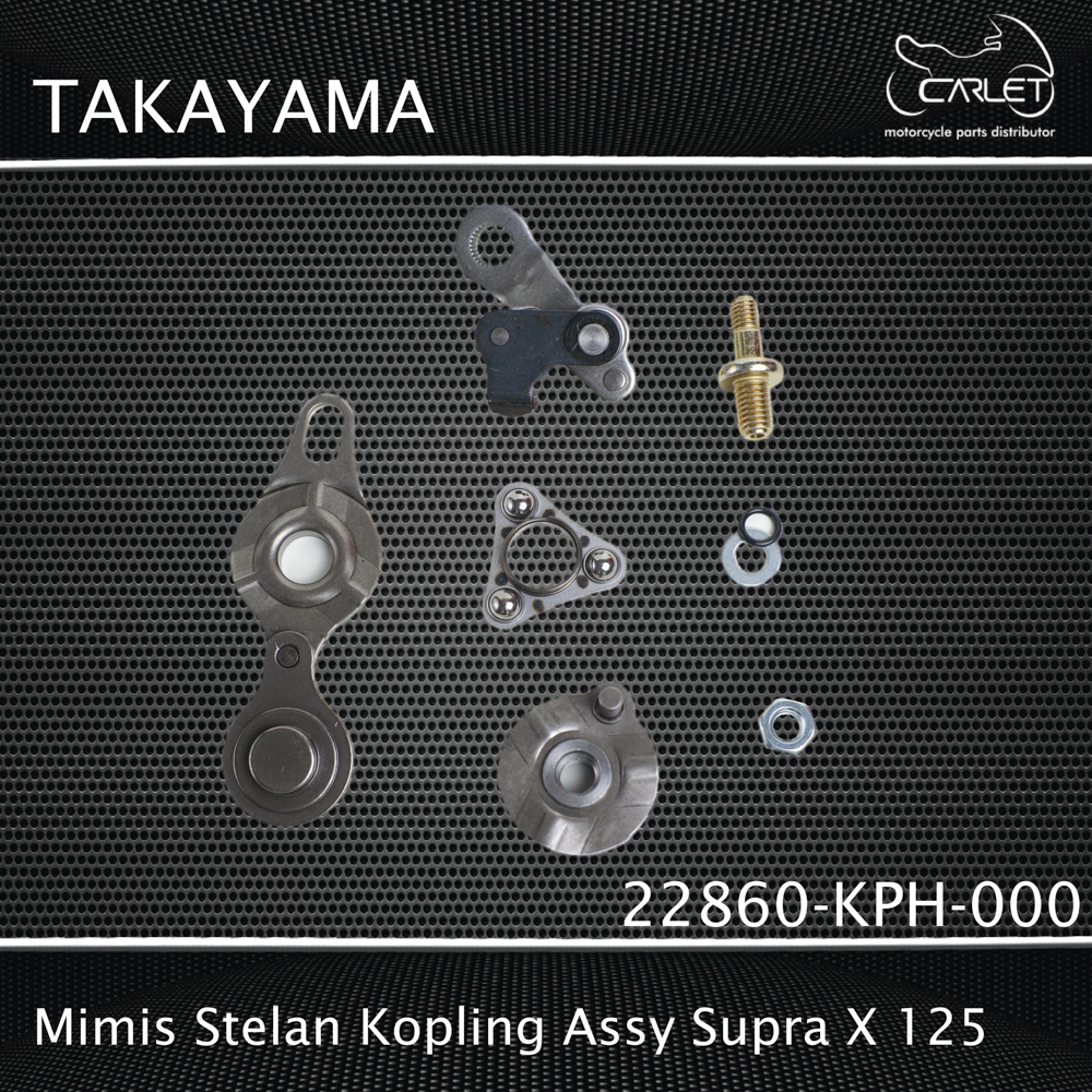 Takayama Mimis Stean Kopling Assy (1set=5pcs) Supra X 125